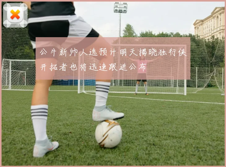 公牛新帅人选预计明天揭晓独行侠开拓者也将迅速跟进公布